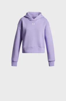 Детское сиреневое худи UA Rival Fleece Hoodie Сиреневый 8 Under Armour 1379517-538