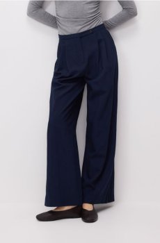 Reserved - Широкі штани - темно-синій - 511HV-59X