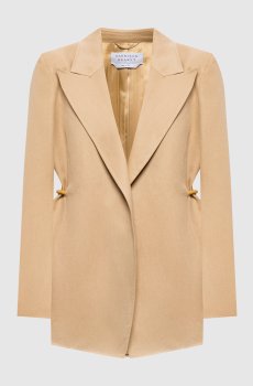 Коричневый жакет Erona из льна