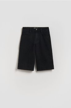 Reserved - Джинсові шорти - чорний - 368HN-99J