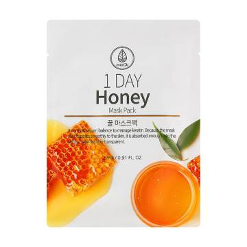 Тканевая маска для лица Med B 1 Day Honey Mask с медом, 27 мл