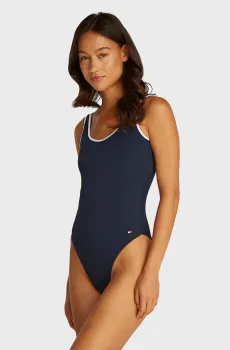 Женский темно-синий купальник ONE PIECE Синий S Tommy Hilfiger UW0UW05889