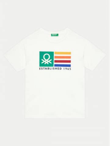 United Colors Of Benetton Футболка 3I1XC10JL Білий Regular Fit United Colors Of Benetton Футболка 3I1XC10JL Білий Regular Fit