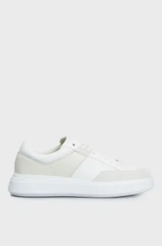 Мужские белые кожаные кроссовки LOW TOP LACE UP LTH Белый 42 Calvin Klein HM0HM01047