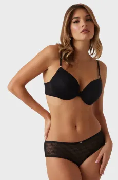 Женский черный бюстгальтер Черный 38B Guess O5RC12.KCLB0;JBLK