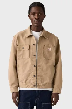 Мужская бежевая джинсовая куртка Бежевый S Levi’s® A4820;0023