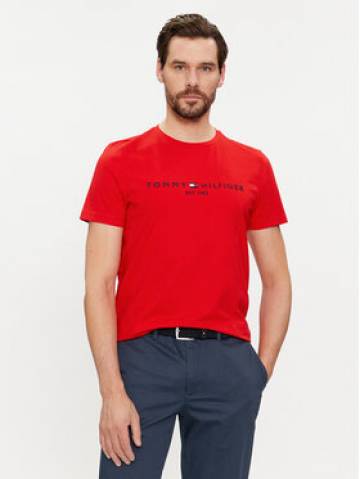Tommy Hilfiger Футболка Logo MW0MW11797 Червоний Slim Fit Tommy Hilfiger Футболка Logo MW0MW11797 Червоний Slim Fit