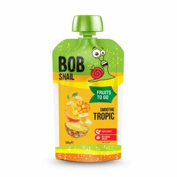 Смузи Bob Snail Банан-ананас-манго, 120 г Смузи Bob Snail Банан-ананас-манго, 120 г