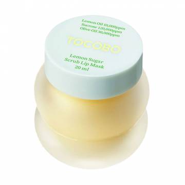 Маска-скраб для губ Tocobo Lemon Sugar Scrub Lip Mask Лимонно-сахарная, 20 мл Маска-скраб для губ Tocobo Lemon Sugar Scrub Lip Mask Лимонно-сахарная, 20 мл