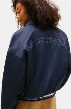 Женский темно-синий бомбер VARSITY GRAPHIC Синий XS Tommy Jeans DW0DW22044