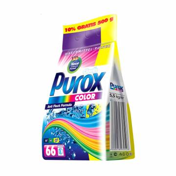 Стиральный порошок Purox Color для цветного белья, 66 стирок, 5.5 кг Стиральный порошок Purox Color для цветного белья, 66 стирок, 5.5 кг