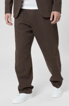 Мужские коричневые брюки с узором Коричневый 50 HUGO 50544668;217