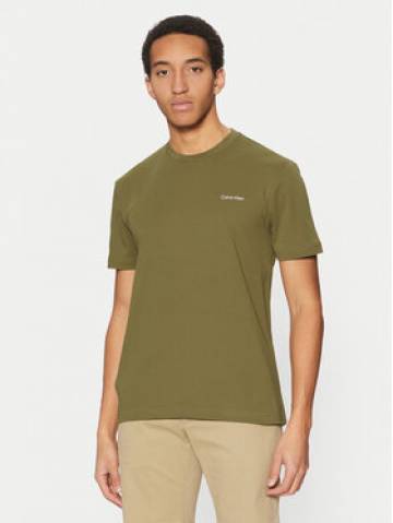 Calvin Klein Футболка Micro Logo K10K109894 Зелений Regular Fit Calvin Klein Футболка Micro Logo K10K109894 Зелений Regular Fit