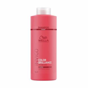 Шампунь Wella Professionals Invigo Color Brilliance Coarse Shampoo для окрашенных жестких волос, с икрой лайма, 1 л Шампунь Wella Professionals Invigo Color Brilliance Coarse Shampoo для окрашенных жестких волос, с икрой лайма, 1 л