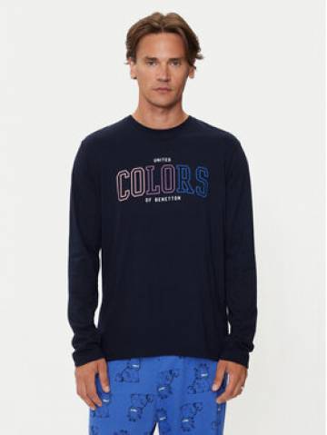 United Colors Of Benetton Longsleeve 3I1XU109C Cиній Regular Fit United Colors Of Benetton Longsleeve 3I1XU109C Cиній Regular Fit