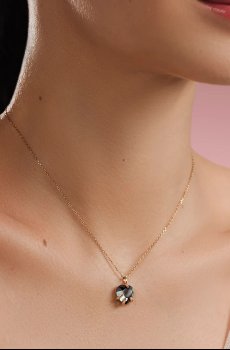 Позолоченное колье Lilou Amour