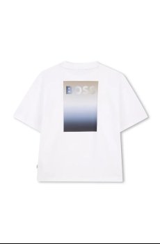 Детская хлопковая футболка BOSS