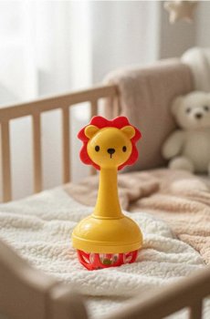 Дитяча брязкальце - жовтий