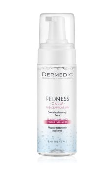 Успокаивающая пенка для умывания Dermedic Redness Calm Soothing Cleansing Foam для чувствительной кожи, 150 мл