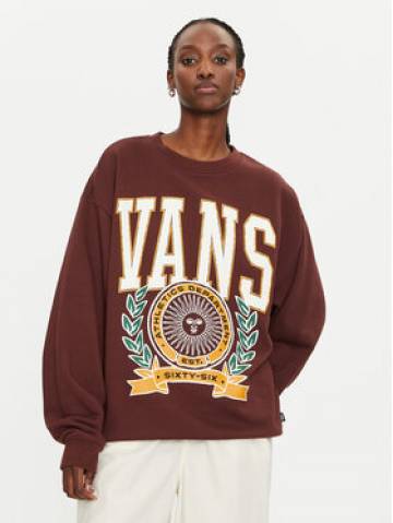 Vans Світшот First Team VN000HCF Коричневий Loose Fit Vans Світшот First Team VN000HCF Коричневий Loose Fit