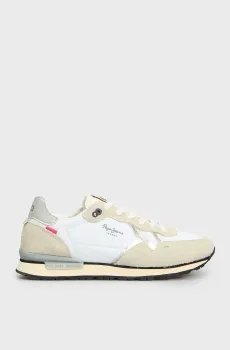 Женские белые кроссовки BRIT CAMP W Белый 38 Pepe Jeans PLS40037