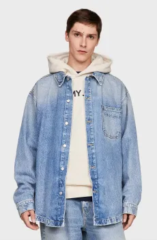 Мужская голубая джинсовая рубашка AIDEN Голубой L Tommy Jeans DM0DM18262