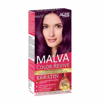Стойкая крем-краска для волос Acme Color Malva Color Revive 036 Темная лаванда, 105 мл Стойкая крем-краска для волос Acme Color Malva Color Revive 036 Темная лаванда, 105 мл