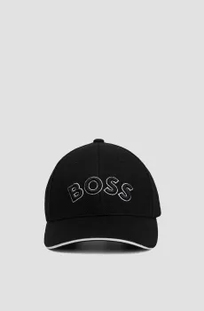 Мужская черная кепка Черный ONESIZE BOSS 50468264;001