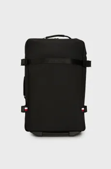Мужской черный чемодан 54 см NYLON TRAVEL SOFT TROLLEY Черный ONESIZE Tommy Hilfiger AM0AM13474