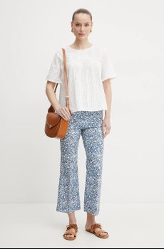 Хлопковая блузка Weekend Max Mara