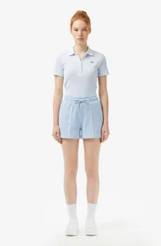 Женские голубые шорты Голубой 34 Lacoste GF0608HBA