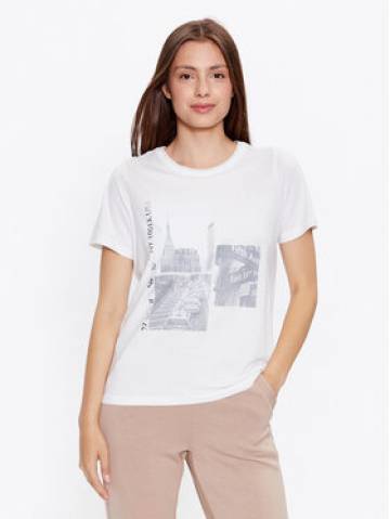 Fransa Футболка 20611758 Білий Regular Fit Fransa Футболка 20611758 Білий Regular Fit