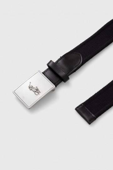 Ремень Polo Ralph Lauren мужской цвет чёрный Ремень Polo Ralph Lauren мужской цвет чёрный