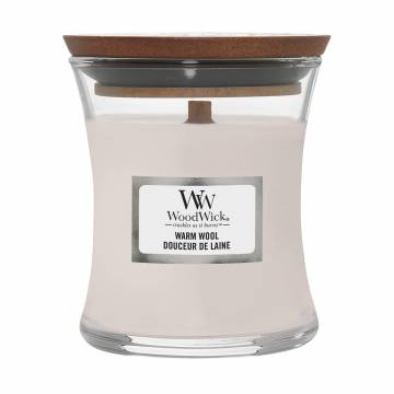 Ароматическая свеча в стакане WoodWick Hourglass Candle Mini Warm Wool, 85 г Ароматическая свеча в стакане WoodWick Hourglass Candle Mini Warm Wool, 85 г