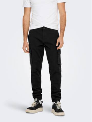 Only & Sons Штани з тканини 22016687 Чорний Tapered Fit Only & Sons Штани з тканини 22016687 Чорний Tapered Fit
