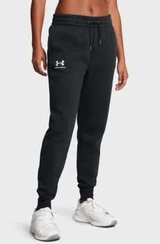 Женские черные спортивные брюки UA Icon Fleece Jogger Черный S Under Armour 6001537-001