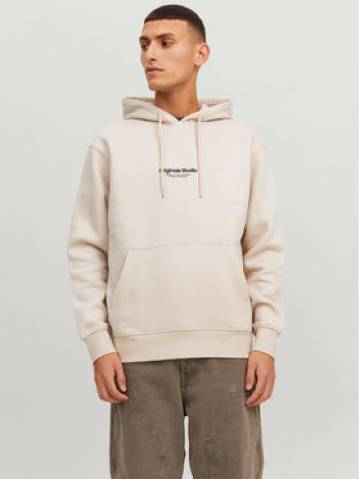 Jack&Jones Світшот Vesterbro 12241687 Écru Relaxed Fit Jack&Jones Світшот Vesterbro 12241687 Écru Relaxed Fit
