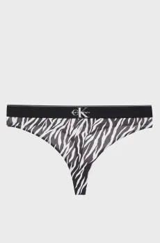 Женские трусики с узором THONG Разноцветный S Calvin Klein LV00QF8813