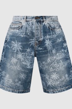 Синие джинсовые шорты CHATEAU PALMS