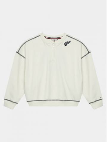 Tommy Hilfiger Світшот Hilfiger Script 85 Sweatshirt KG0KG07719 Écru Regular Fit Tommy Hilfiger Світшот Hilfiger Script 85 Sweatshirt KG0KG07719 Écru Regular Fit