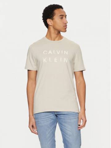 Calvin Klein Футболка K10K114156 Бежевий Regular Fit Calvin Klein Футболка K10K114156 Бежевий Regular Fit