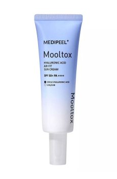 Уценка! Увлажняющий солнцезащитный крем для лица Medi-Peel Mooltox Hyaluronic Acid Air Fit Sun Cream, SPF 50+ PA ++++, 50 мл