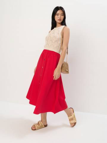 Mohito - Мідіспідниця - червоний - 34