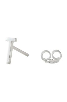 Серебряная серьга Design Letters