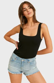 Женские голубые джинсовые шорты Голубой 34 Tally Weijl SSHDELESLIE