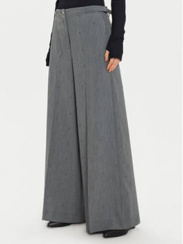 TWINSET Штани палаццо 242AM2043 Сірий Wide Leg TWINSET Штани палаццо 242AM2043 Сірий Wide Leg
