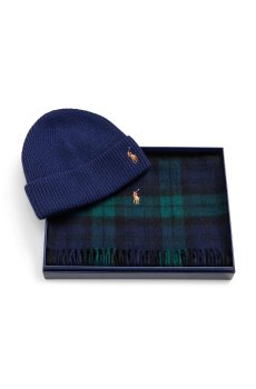Шерстяная шапка и шарф Polo Ralph Lauren