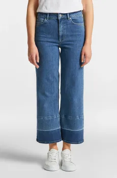 Женские синие джинсы CROPPED WIDE Синий 27 Gant 4100183