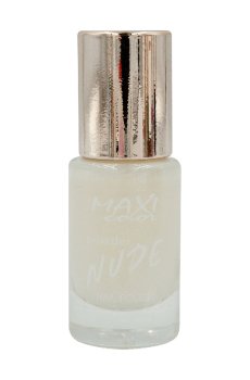 Лак для ногтей Maxi Color Powder Nude Nail Polish 01, 10 мл