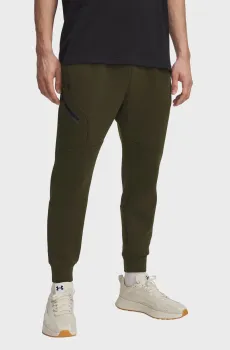 Мужские оливковые спортивные брюки UA Unstoppable Flc Jgr EU Оливковый L Under Armour 1389353-308